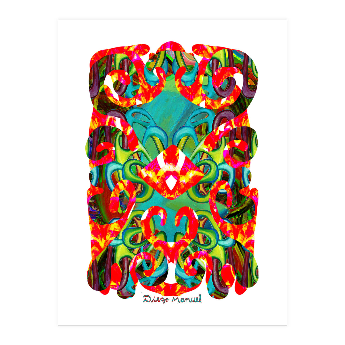 Pop Abstract Asimetrico 34 Copia (Print Only)