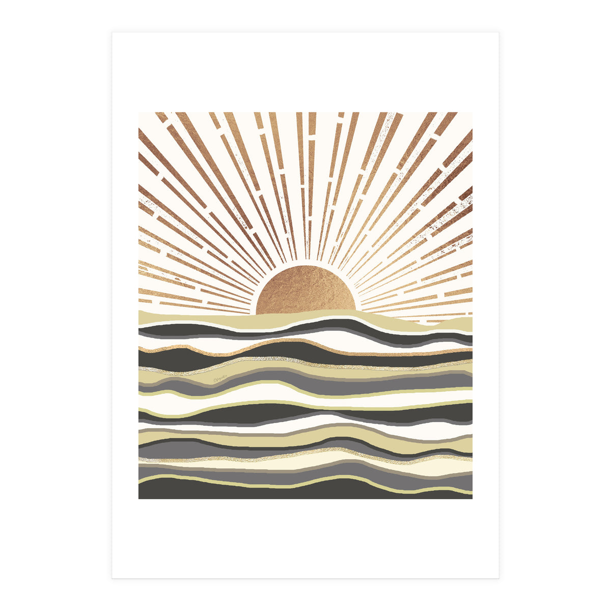 Sun Breeze-Vanilla shade (Print Only)