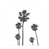 Palms & Sunset-Minimal B&W 2 (Print Only) thumbnail