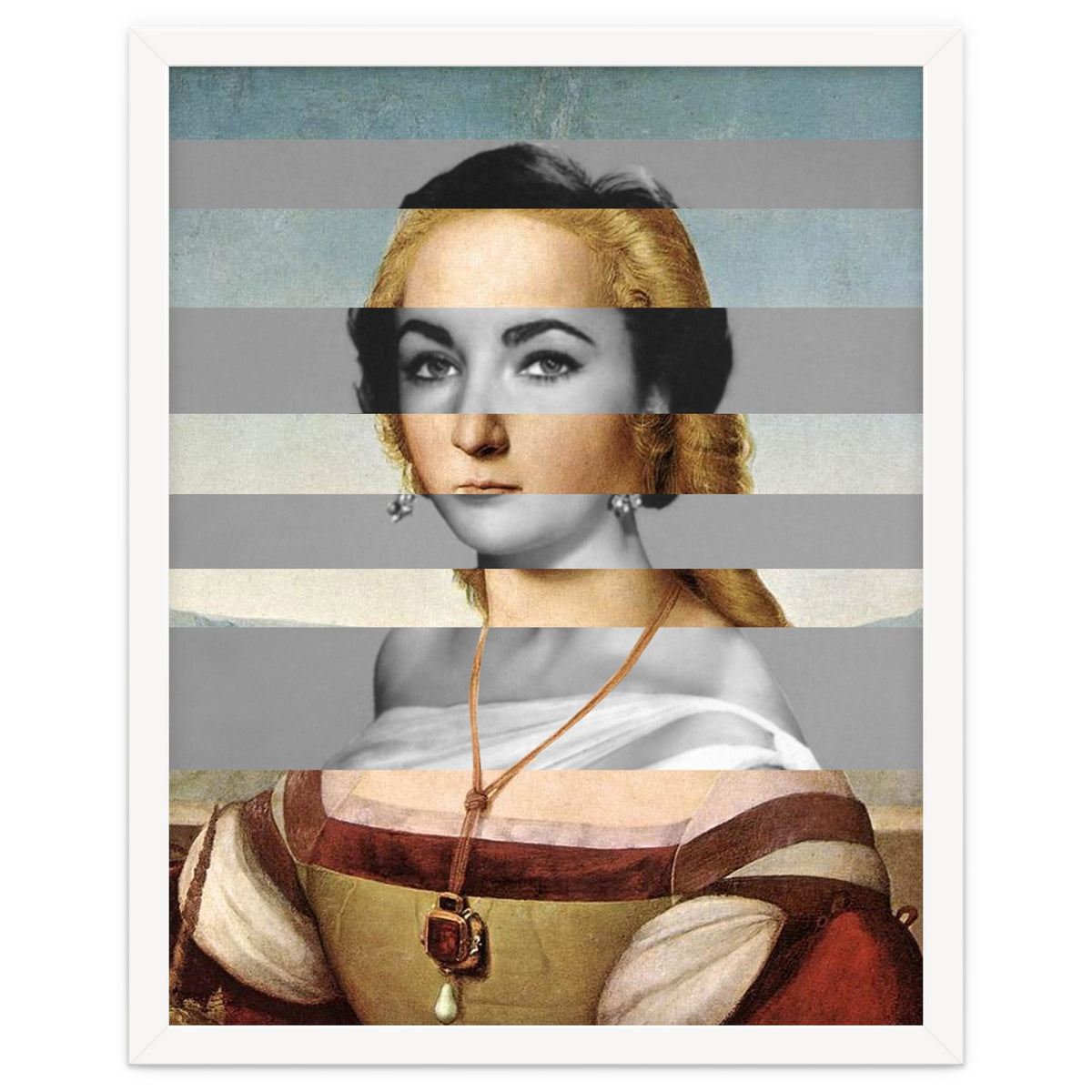 Rafael Portrait of Young Woman with Unicorn & Liz Taylor