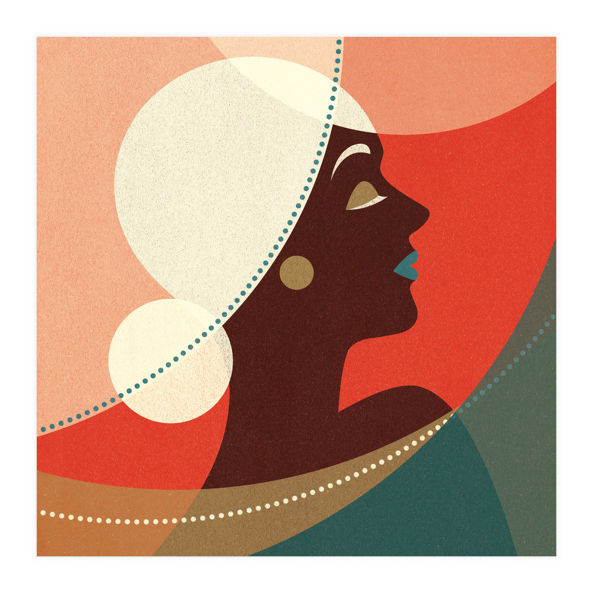 Venn Deco (Umber) (Print Only)