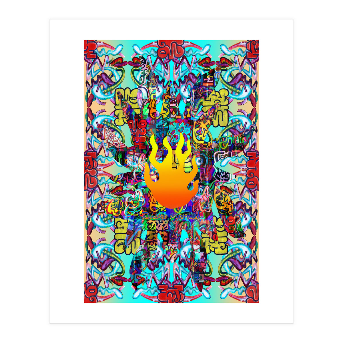 Fuego Y Graffiti 35 (Print Only)
