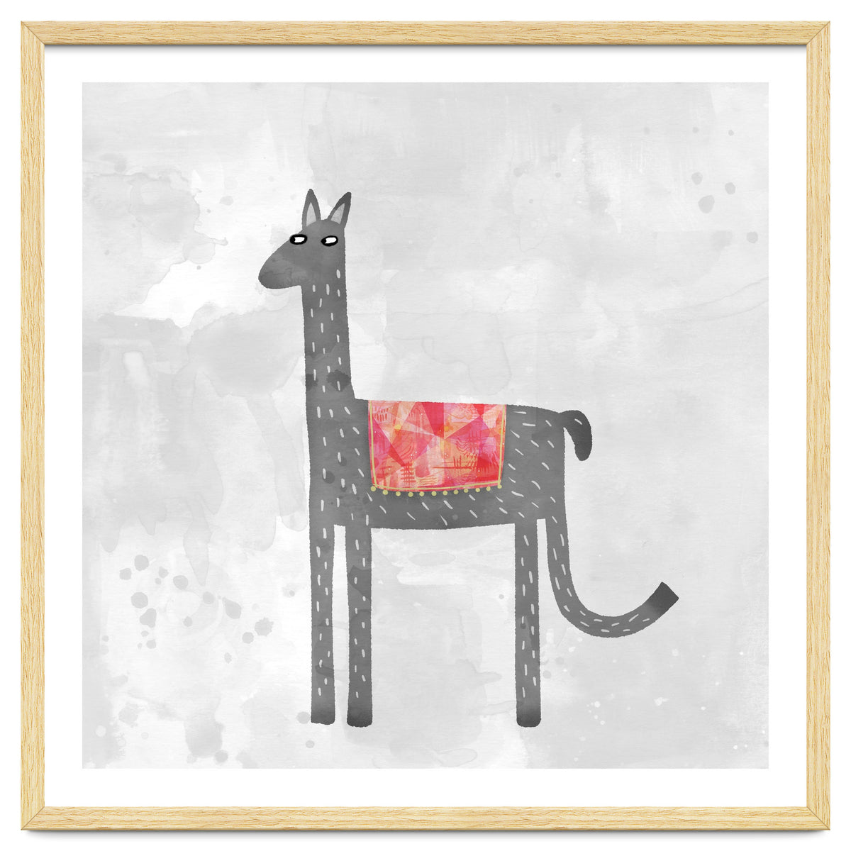 Llama With Fancy Blanket