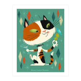 Cat A Tonic Calico (Print Only) thumbnail