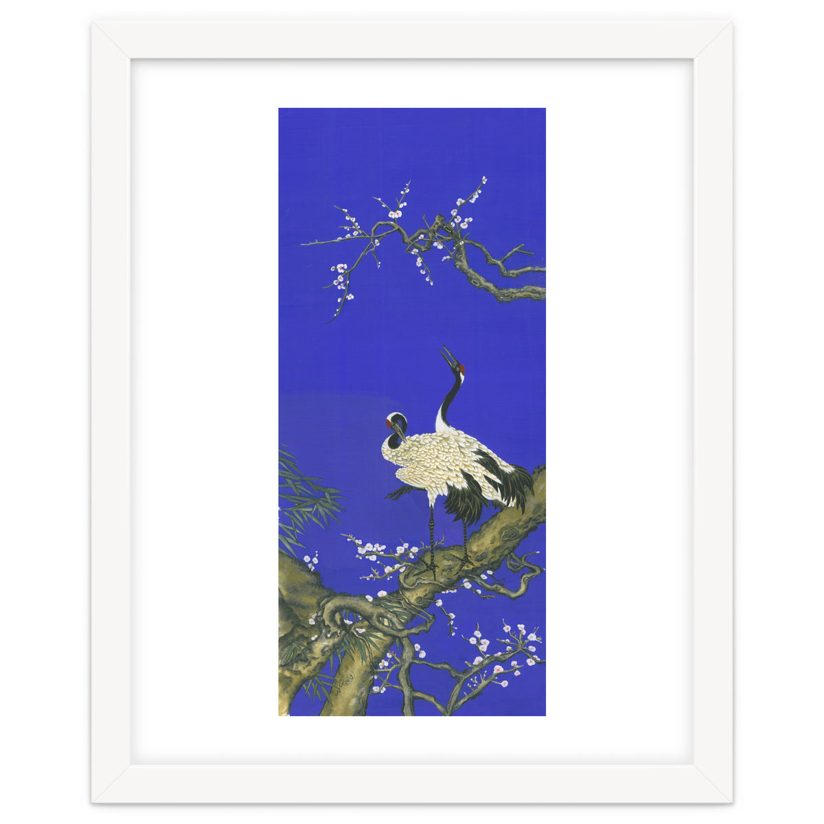 Cranes & Peach Blossom
