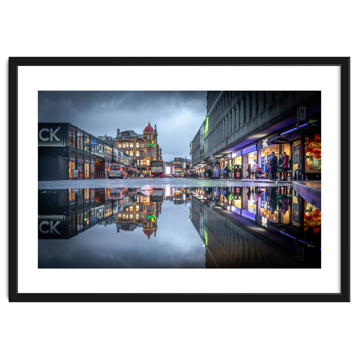 City reflection Newcastle upon tyne