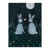 Rabbits in the forest  (Print Only) thumbnail