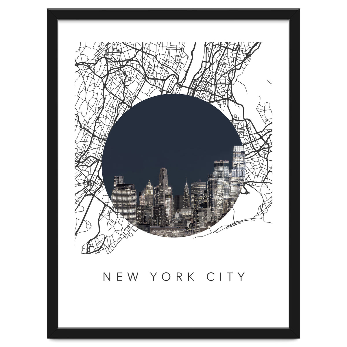 New York City Streets Collage