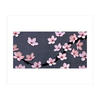 Triangulated Cherry Blossoms (Print Only)
