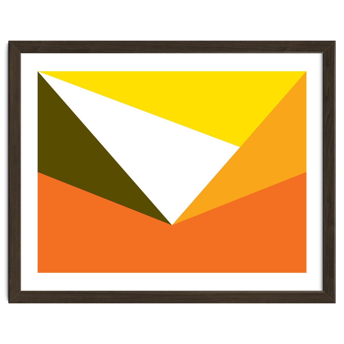 Geometric Shapes No. 58 - yellow & orange