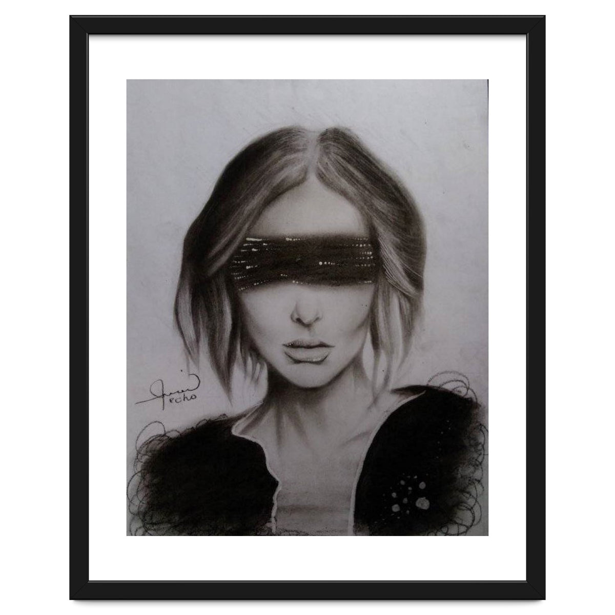 Blindfold Women Art
