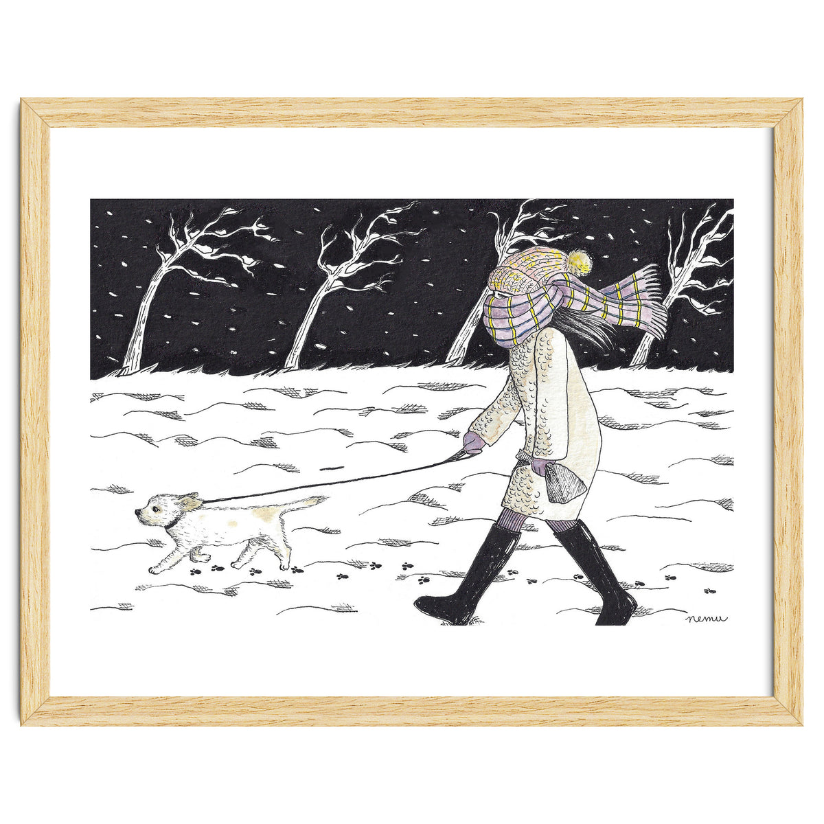 Bitter Cold Night Stroll