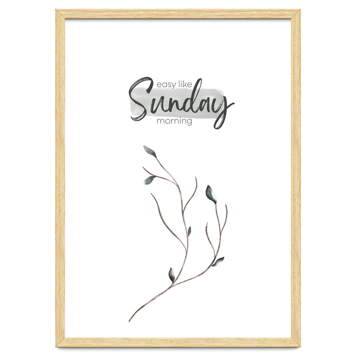 Easy like Sunday morning