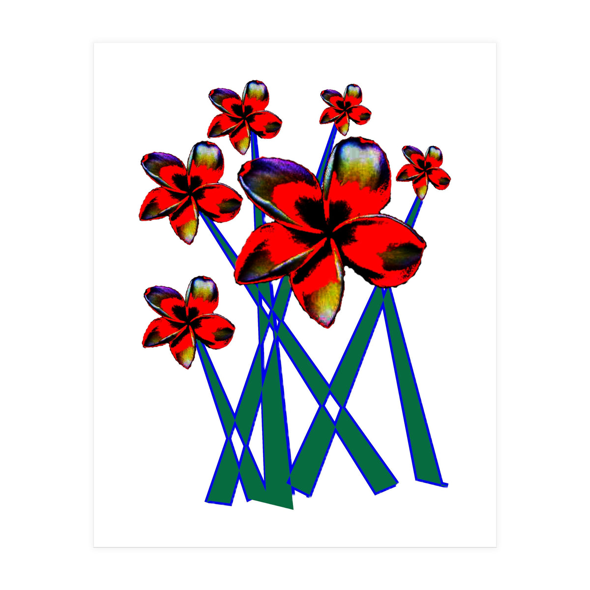 Redflowers (Print Only)