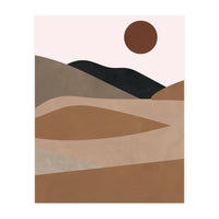 Neutral Mid Century Montain Hills (Print Only)