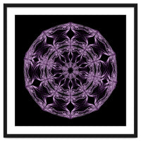 Mandala purple and black