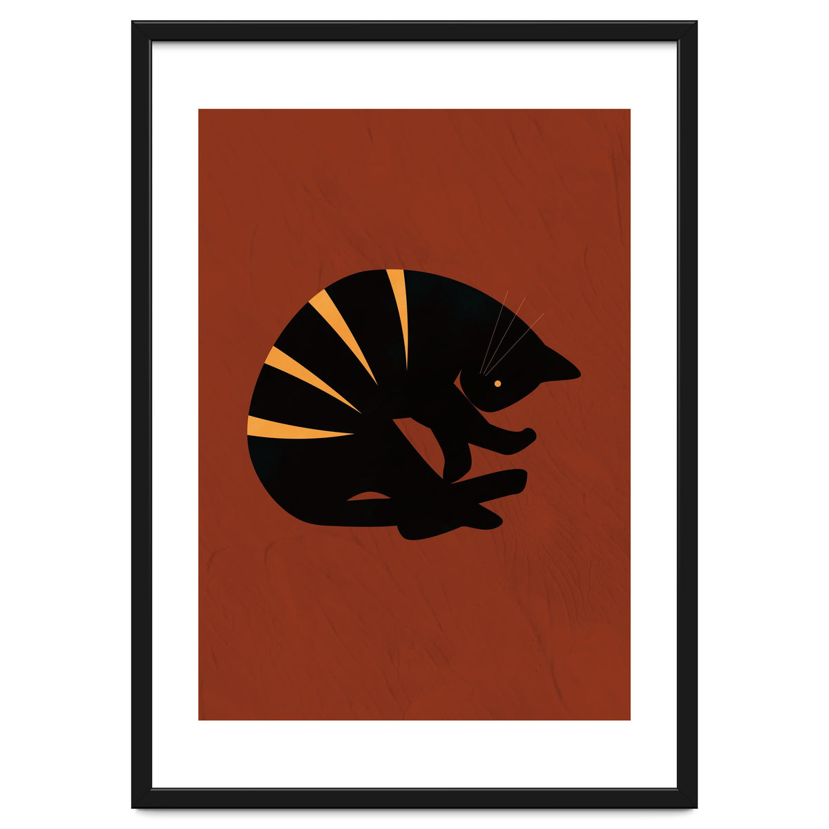 Black Cat Modern Terracotta