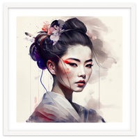 Watercolor Modern Geisha #8