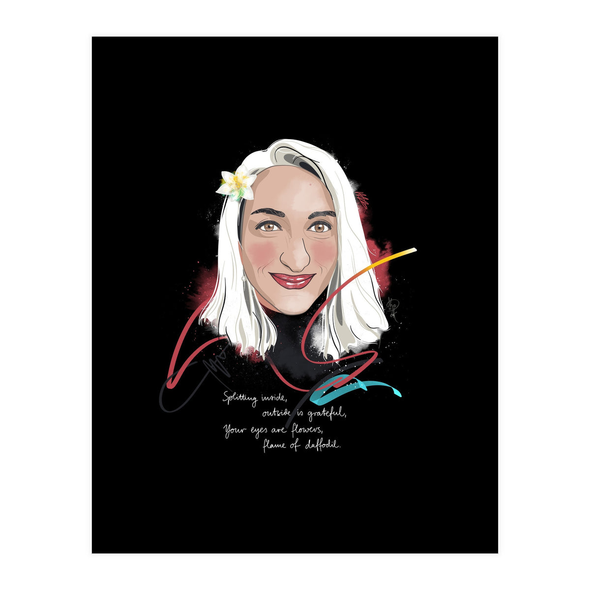 Flame Of Daffodil (Print Only)