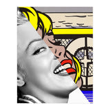 Lichtenstein's Sailboat Girl & Marylin Monroe (Print Only) thumbnail