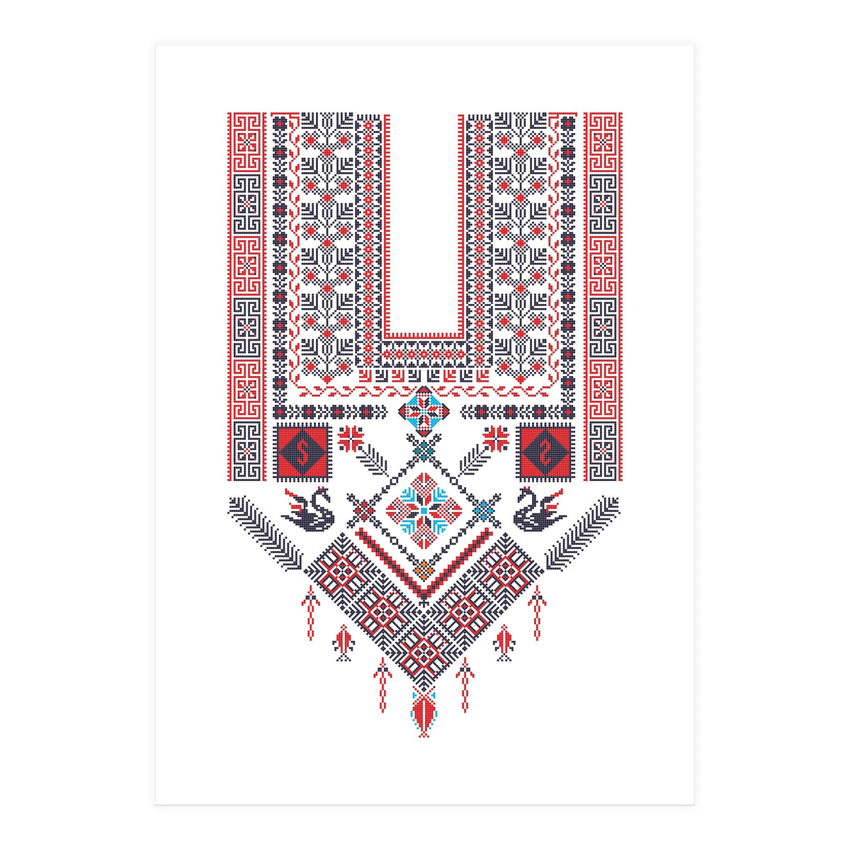 Tatreez Ornament 9 (Print Only)