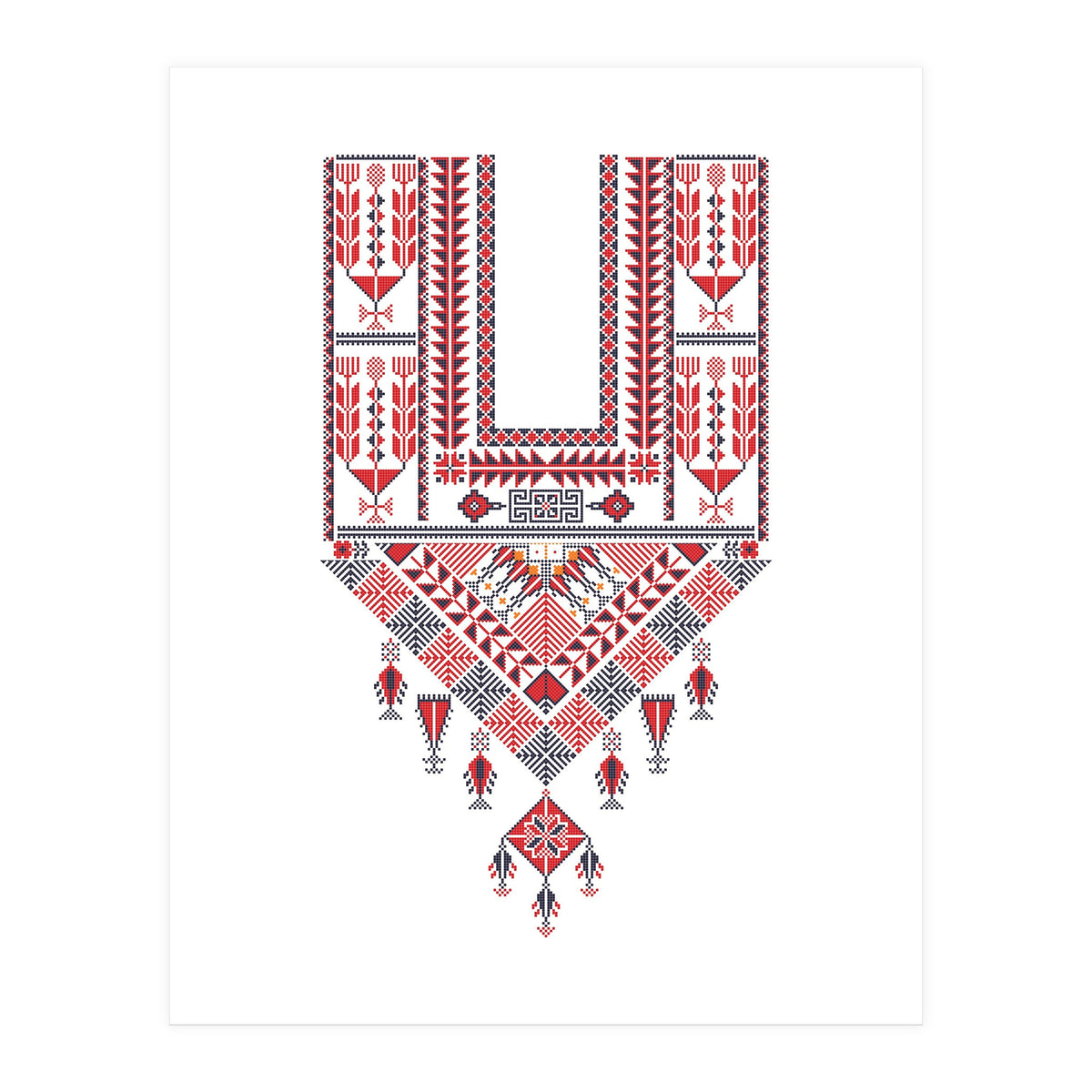 Tatreez Ornament 10 (Print Only)