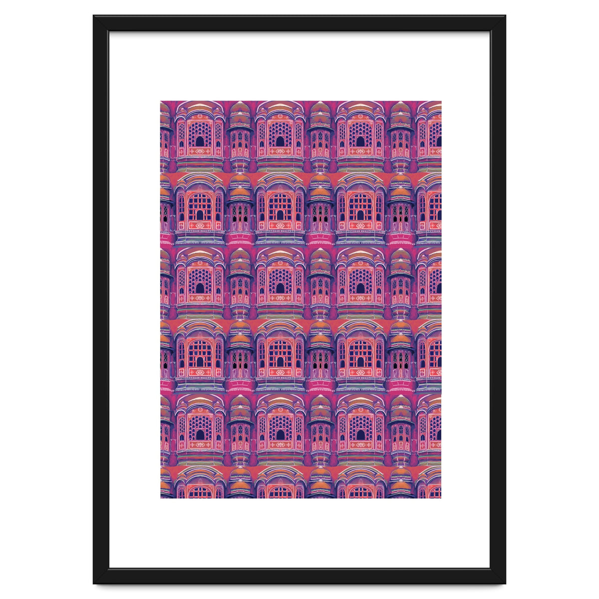 Hawa Mahal (Wind Palace) Retro - India