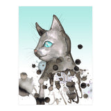 Wild grunge cat (Print Only) thumbnail