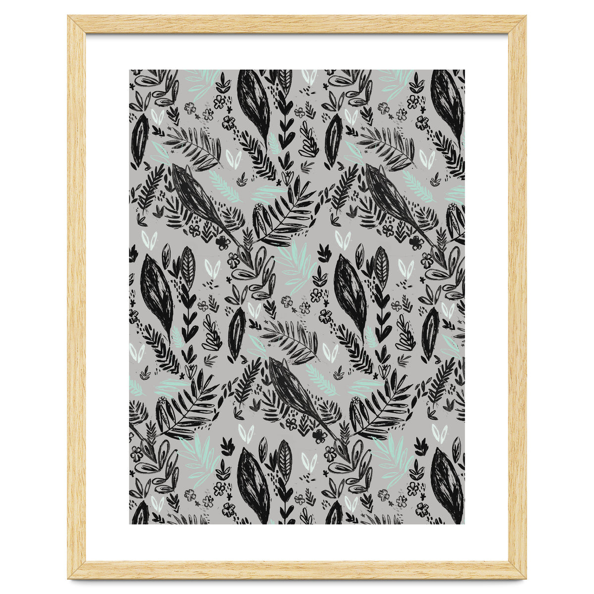 Inky Jungle Pattern
