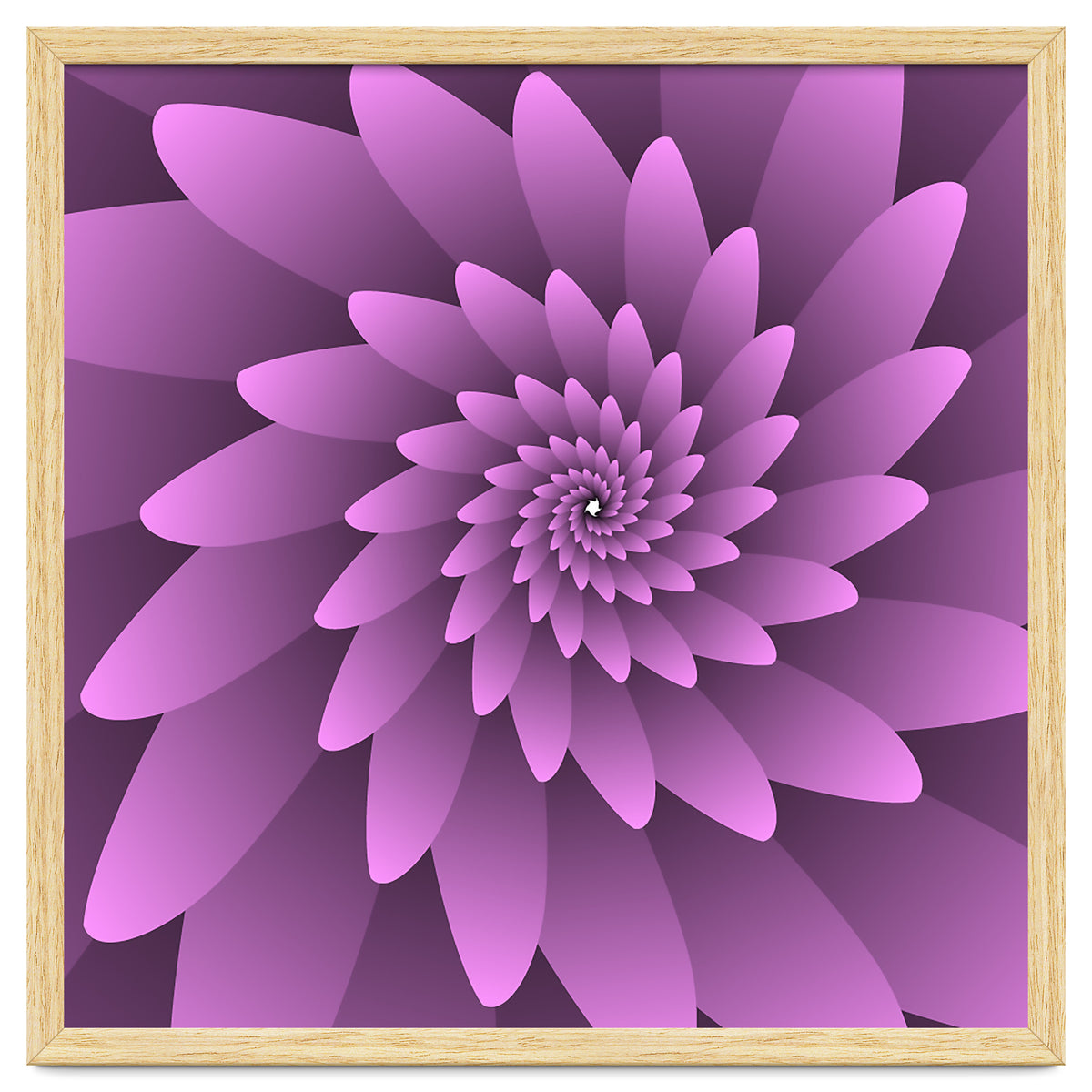 3 D Floral Modern Pink Art