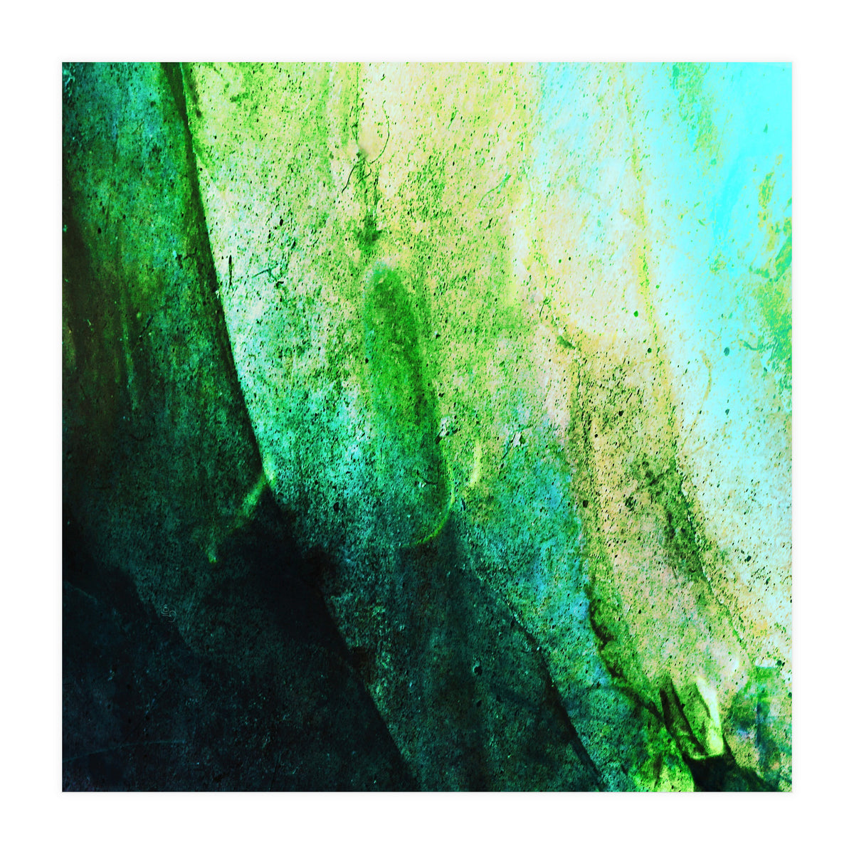 STORMY MINT AND GREEN 2 (Print Only)