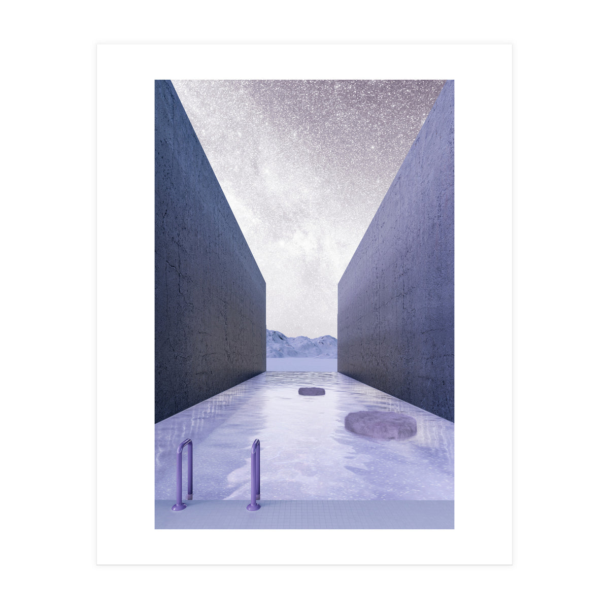 POOL SERIES-PURPLE (Print Only)