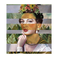 Frida Kahlos Self Portrait With (Print Only)