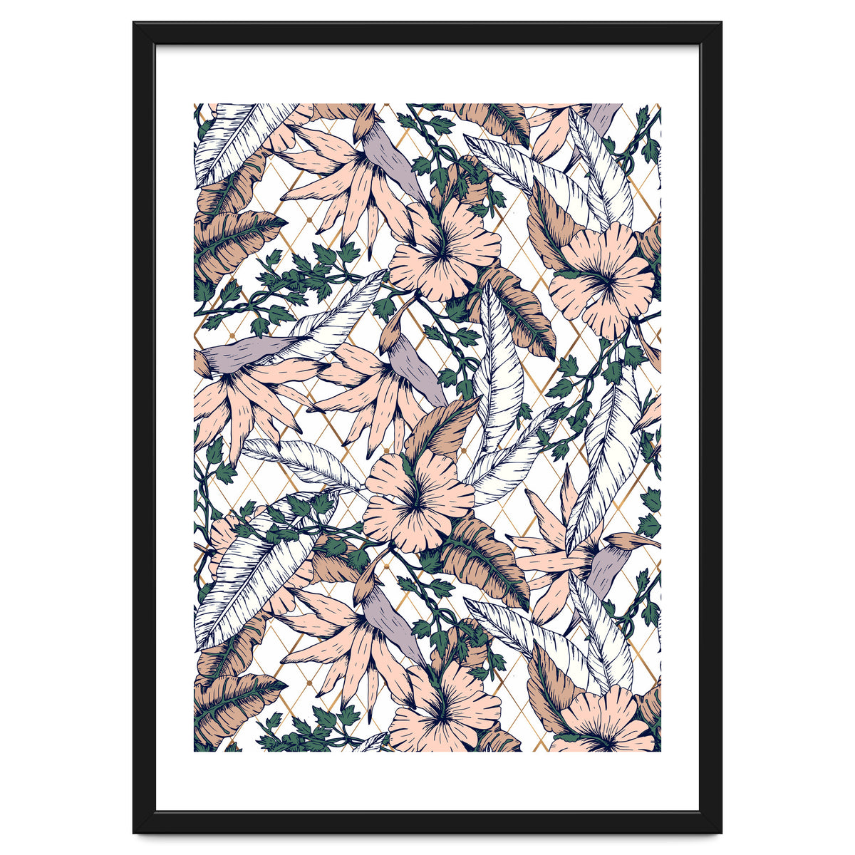 Exotic flowering and pattern geometric