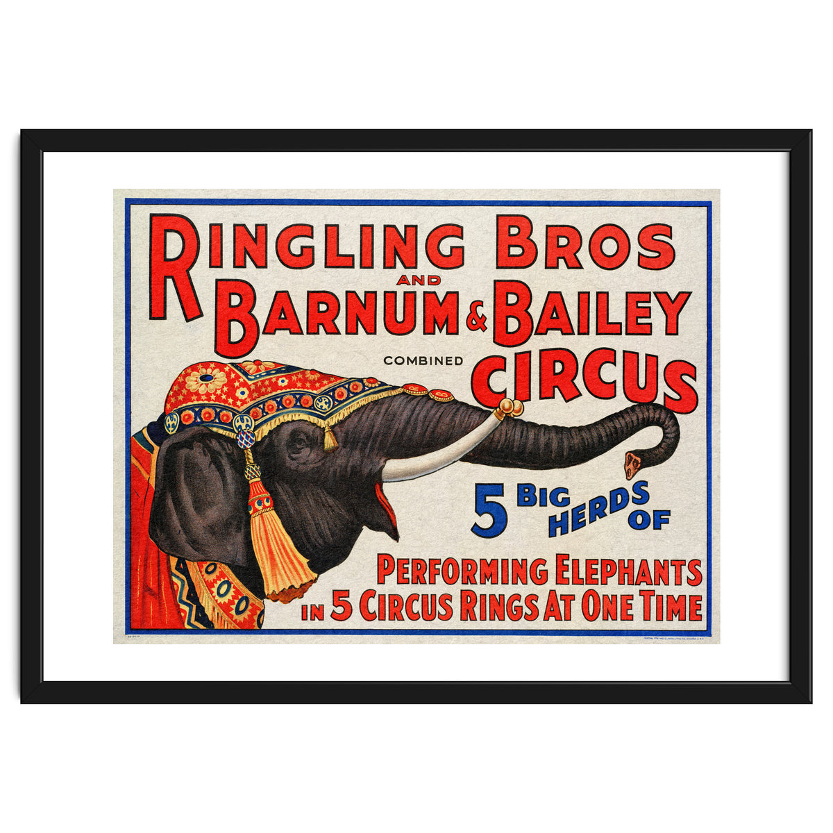 Ringling Bros & Barnum Bailey Circus Advertisement