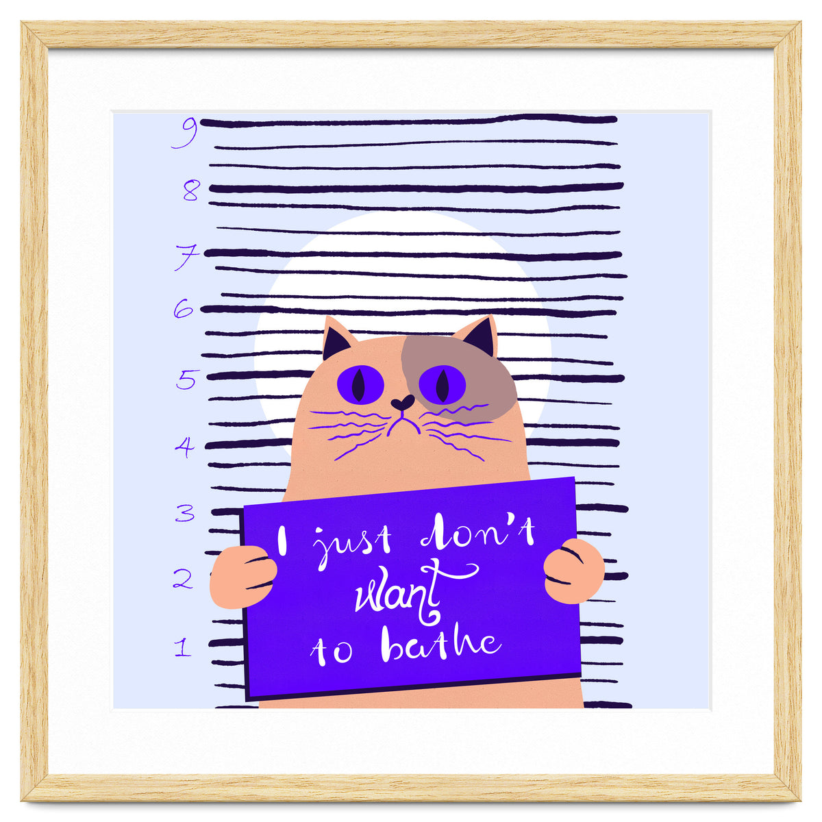 I just don't want to bathe