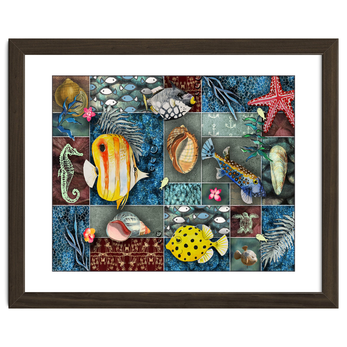 Sea Life Collage