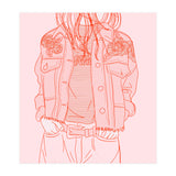 Pink Jeans Jacket  (Print Only) thumbnail