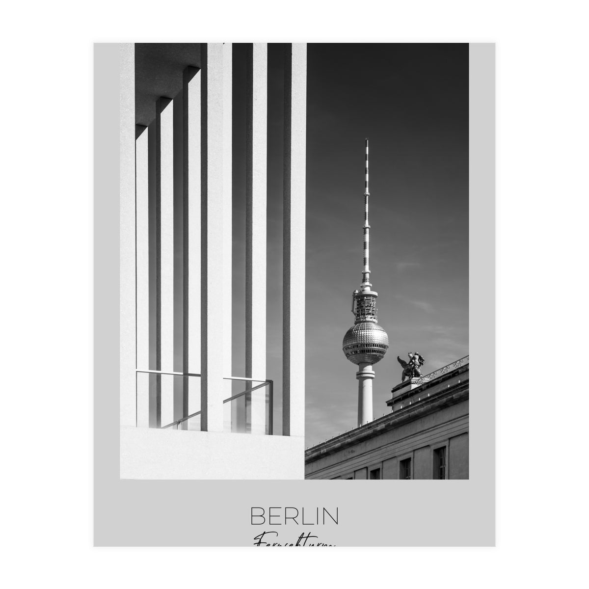 In focus: BERLIN Television Tower & Museum Island (Print Only)