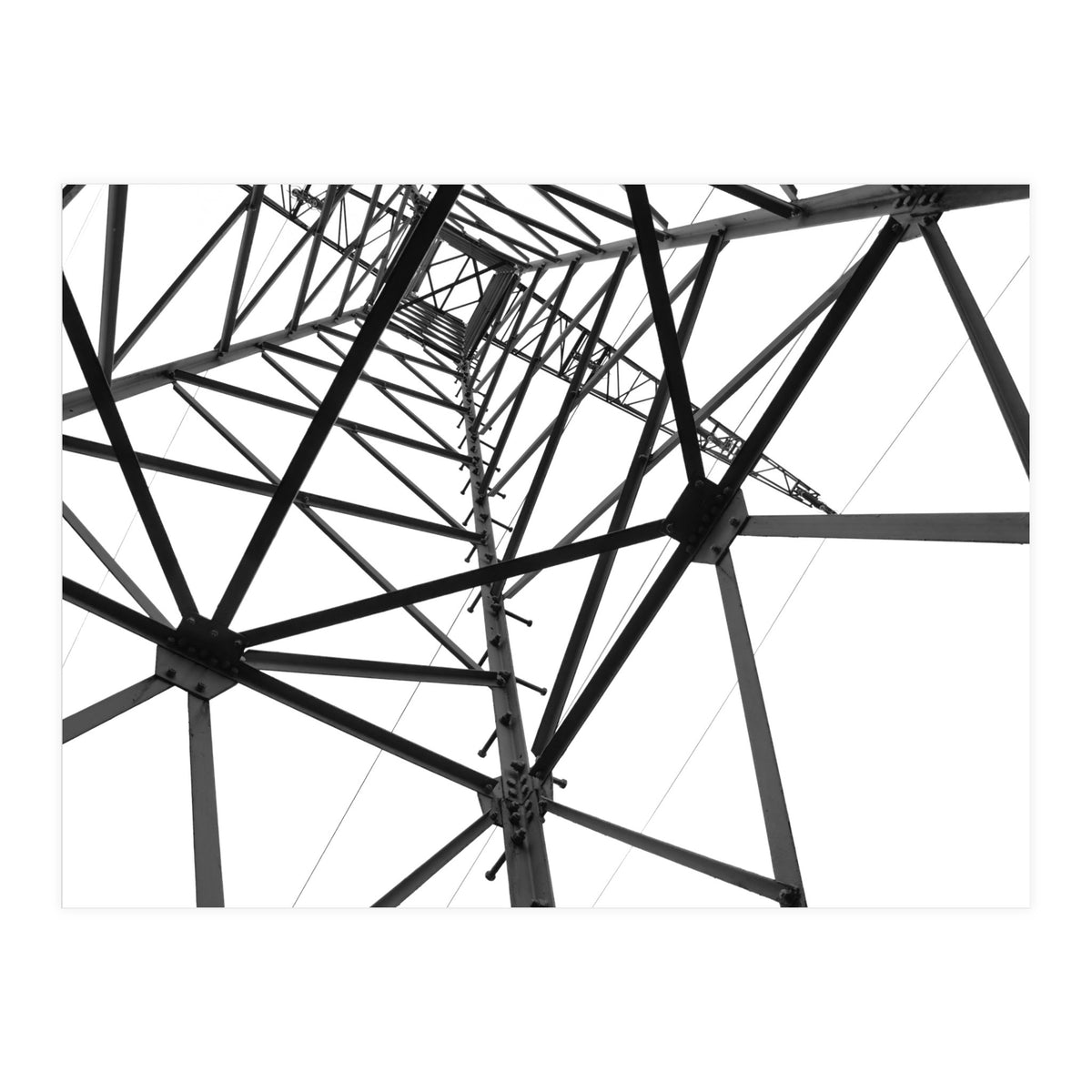 Electric Tower Inside, Industrial Germany (Print Only)