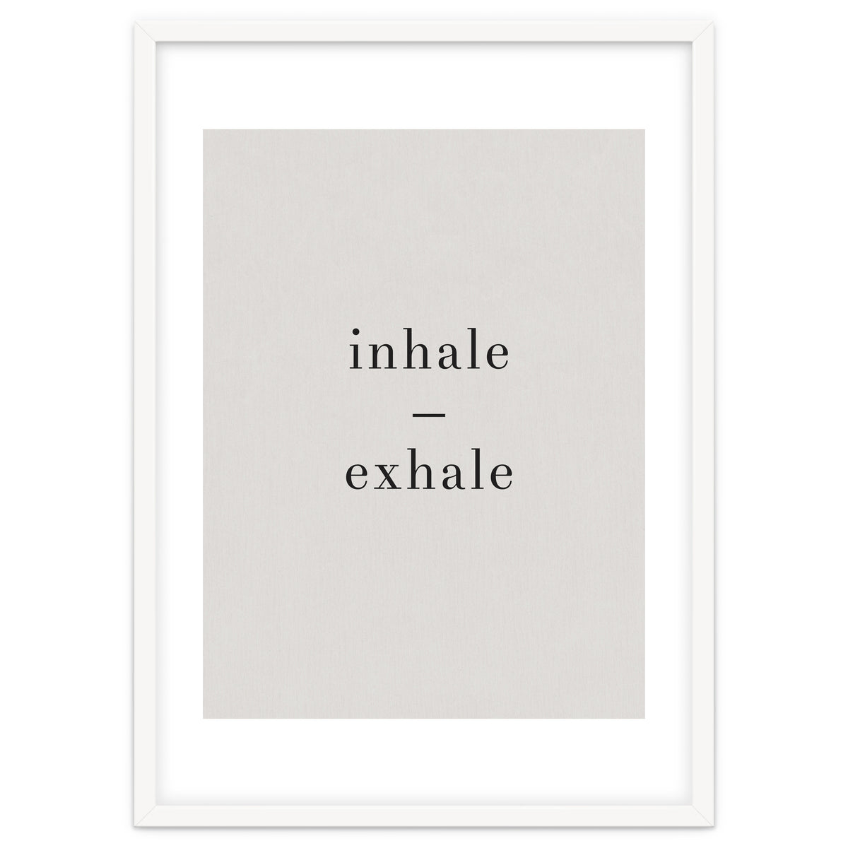 Inhale Exhale Grey Yoga