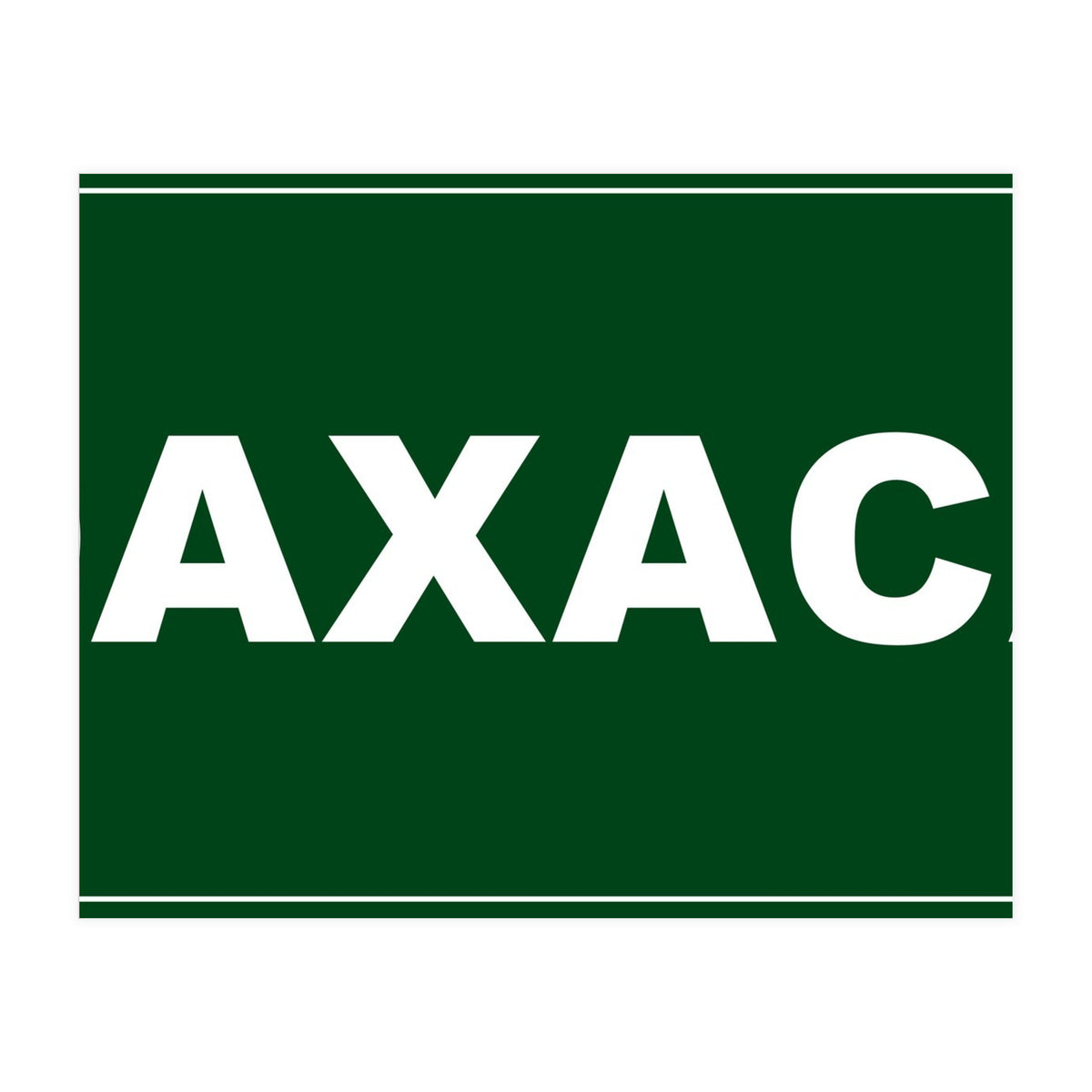 Let`s go to Oaxaca, Mexico! Green road sign (Print Only)