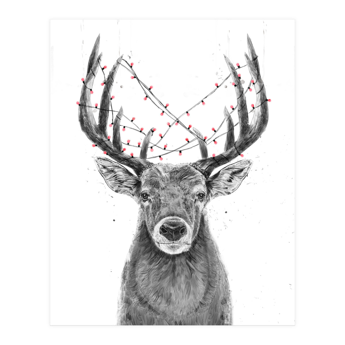 Xmas Deer (Print Only)