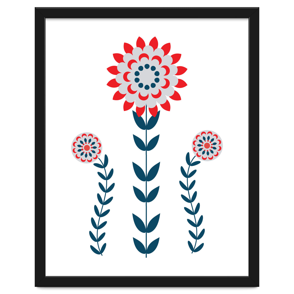 Scandi Folk Flowers