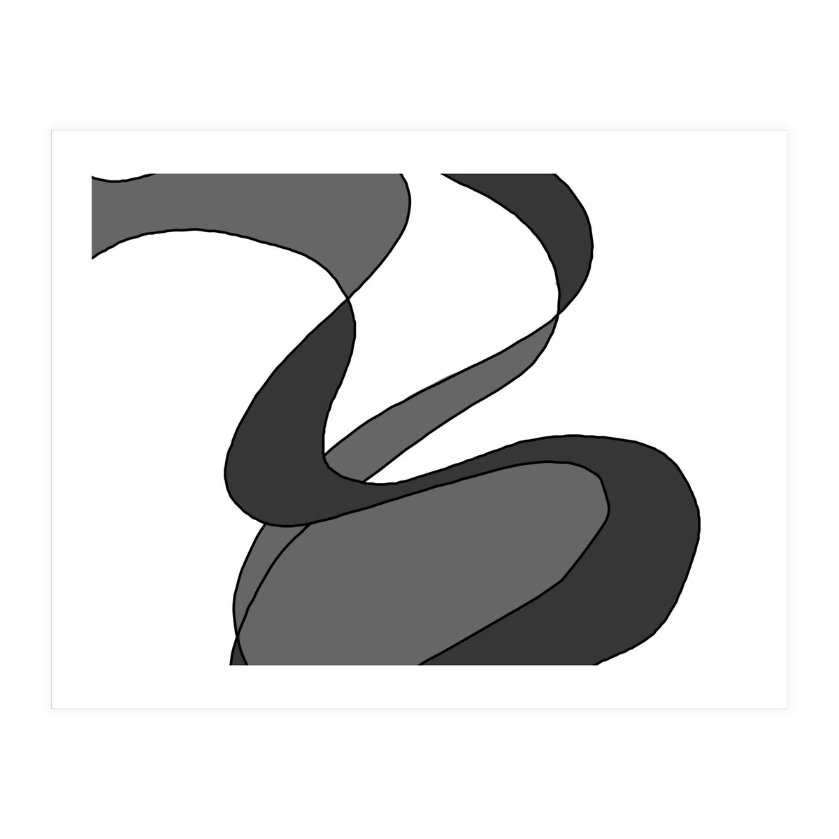 Grey Waves 9 (Print Only)