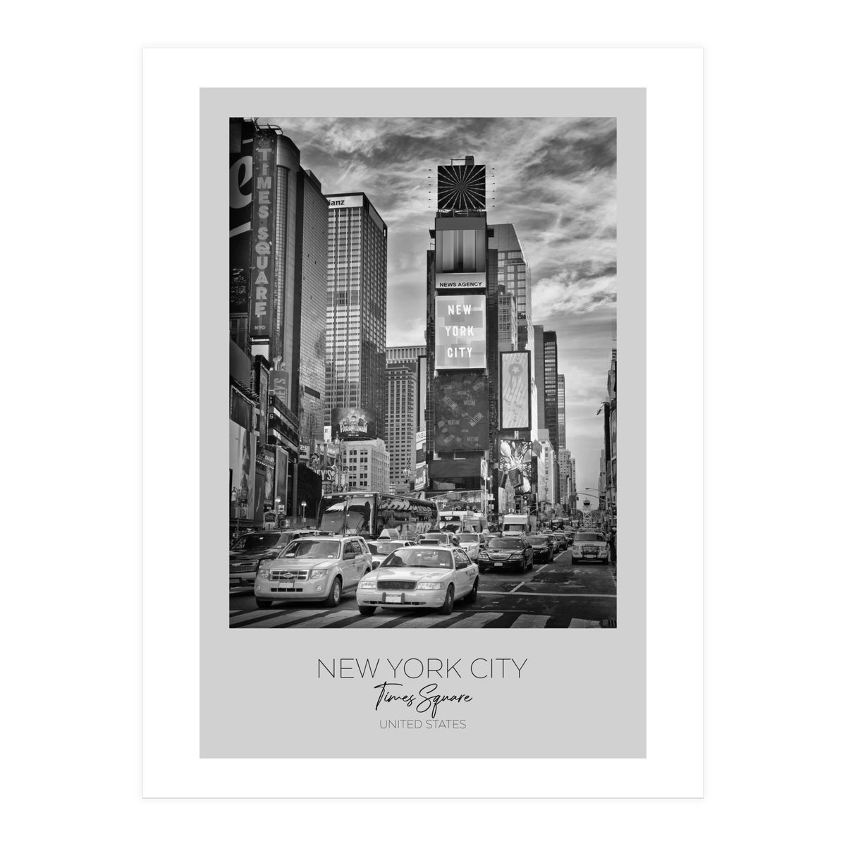 In focus: NEW YORK CITY Times Square (Print Only)