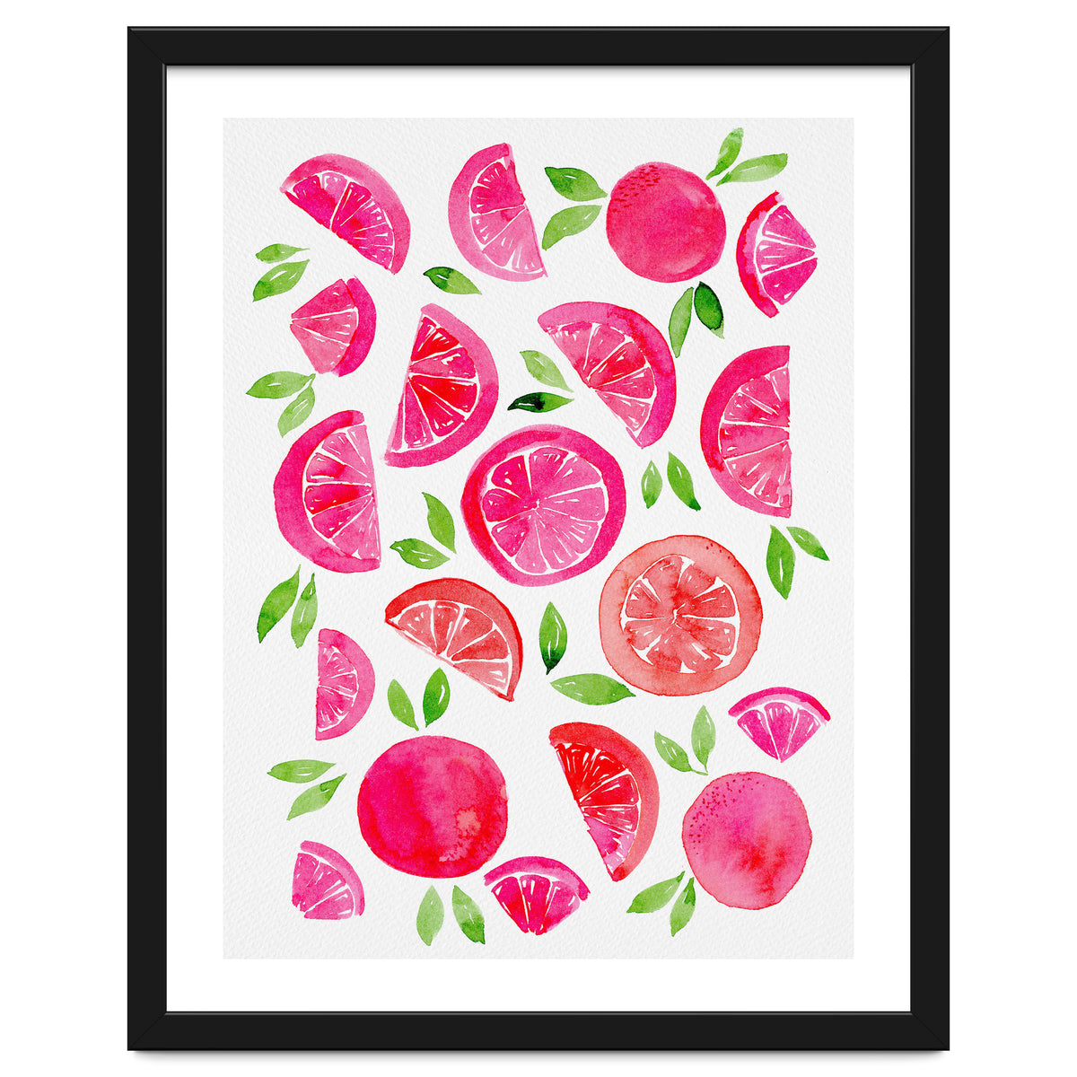 Watercolor Grapefruit