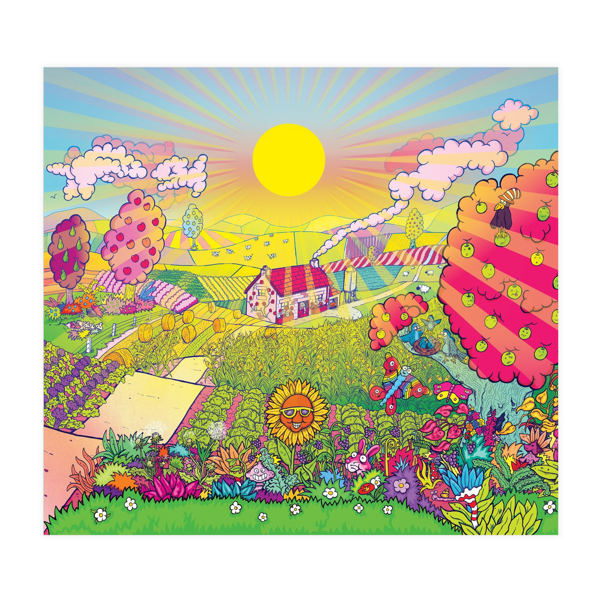 Reap A Harvest Barrel Aged Fruit Farmhouse Saison - Abbeydale x Siren Craft Brew (Print Only)