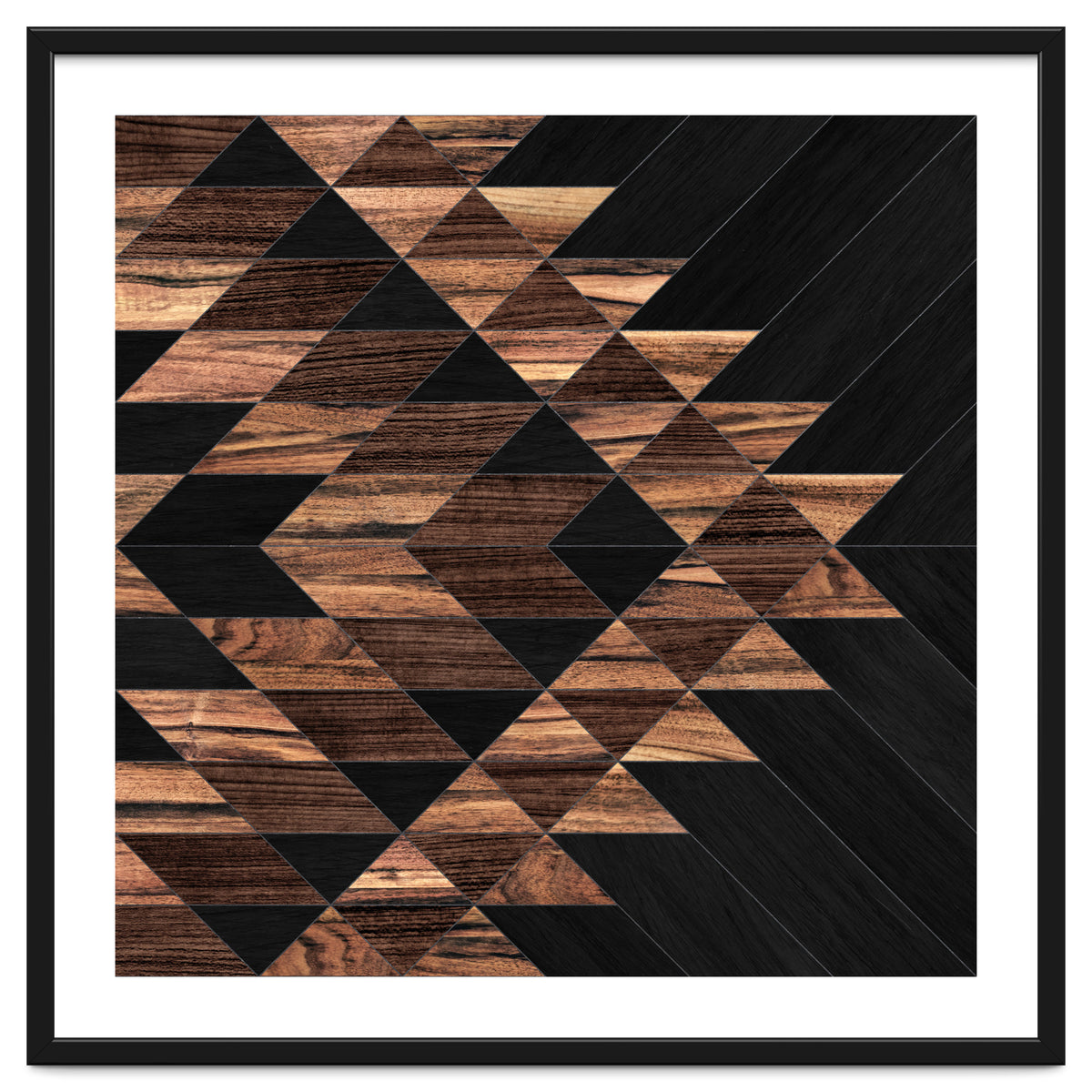 Urban Tribal Pattern No.11 - Aztec - Wood