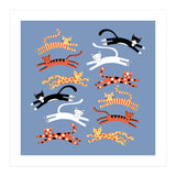 Cats Leaping (Print Only) thumbnail
